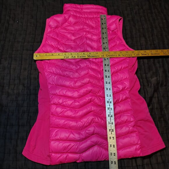 Helly Hansen Down Vest Womens Medium Pink Pertex Microlight 700+ Fill Puffer - Picture 13 of 16